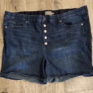 Torrid Dark Blue Jean Shorts